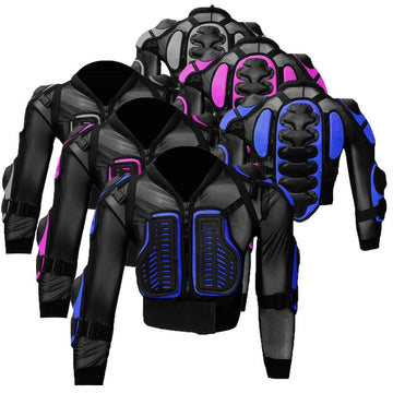 Adult Motorcycle Spine Protector Guard Jackets Motorbike Body Armour - biznimart